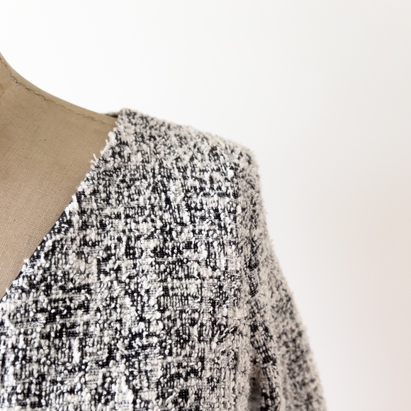 Ralph Lauren Hourglass Tweed Dress - Size 8P - Classic Office - Picture 7 of 11